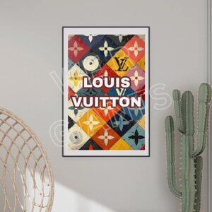Colorful Louis Vuitton 24x36 Art Print
